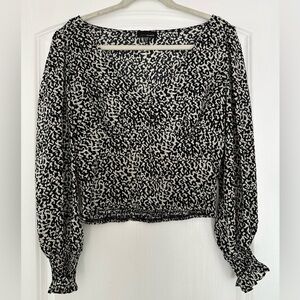 Lucy Paris Izzy Print Blouse, Medium